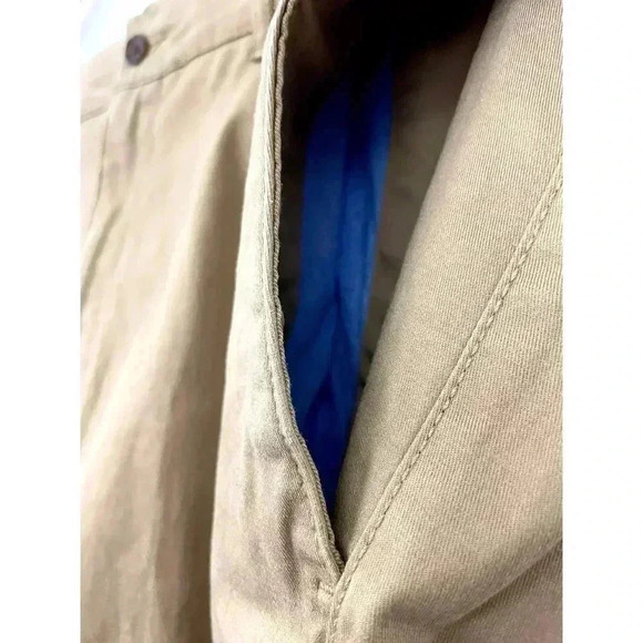 Chino Shorts Sz 40 Men's Cremieux Comfort Stretch Waistband NWT Khaki - Picture 6 of 7